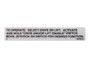 JLG Part # 70040909 | DECAL, OPERATING INSTR, EA