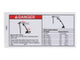 JLG Part # 70041484 | DECAL,DANGER,ELEC HAZ, EA