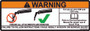 JLG Part # 1001232148 | DECAL,WARNING BOOM PROP, EA