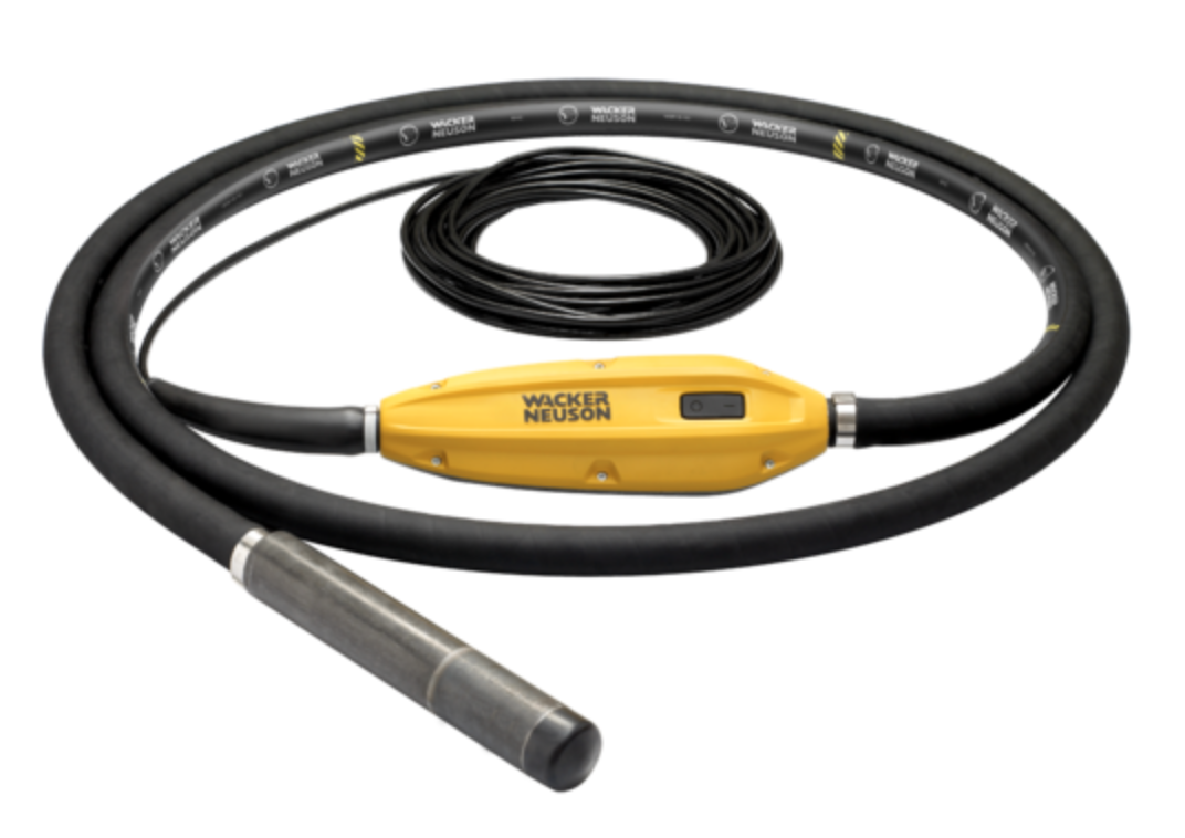 Wacker Neuson IEC45 - Electric internal vibrator with integrated frequency converter for concrete consolidation. Protection hose length 26.2 ft.