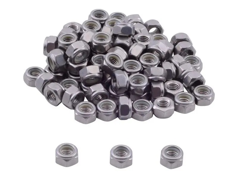 JLG Part # 1001170330 | NUT-SPEC,HEX LOCK M8 SS, EA