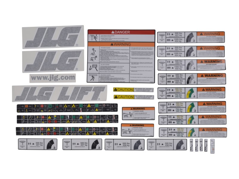 JLG Part # 1001238909 | KIT,(SERVICE) PLATFORM DECAL, EA