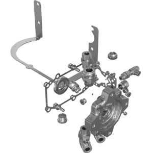 Genie Lift Part # 1284331GT - BRACKET,MANIFOLD HARNESS,Z45XC, EA