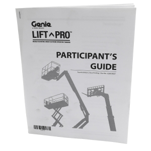 Genie Lift Part # 1294246GT - OPERATOR PARTICIPANTS GUIDE, MEWP, EA