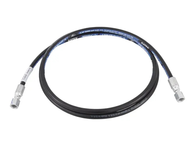 JLG Part # 1001249887 | HOSE ASSY,6.3MM X JIC/JIC, EA