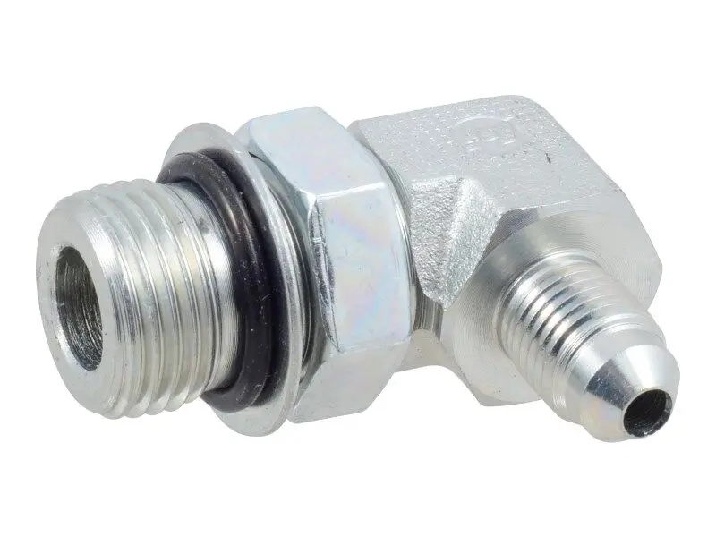 JLG Part # 1001211139 | ADPT,90 S JIC/ORB 4-8 FG, EA