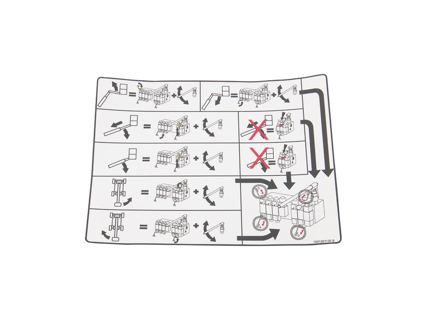 JLG Part # 1001261130 | DECAL,MANUAL DESCENT INSTR., EA