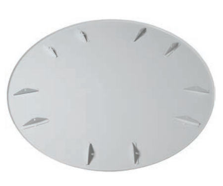 Multiquip Superflat -Clip ROT Blade Float Pan #12093WZ - PAN FLOAT 46 5 BLADE SF Z CLIP ROT