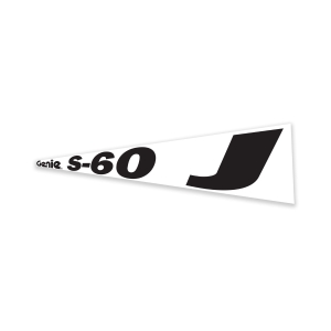 Genie Lift Part # 1294628GT - DECAL, CHASSIS, GENIE S-60 J, BLUE, EA