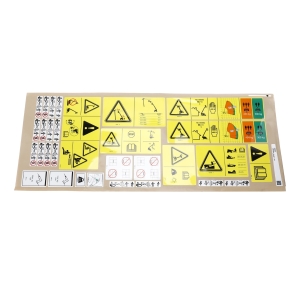 Genie Lift Part # 1296524GT - DECAL KIT,PLAT S-60/65 XC,SYMBOL, EA