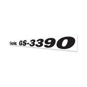 Genie Lift Part # 1299213GT - DECAL,COSMETIC,GENIE GS-3390, BLUE, EA