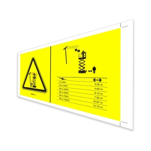 Genie Lift Part # 1305413GT - DECAL,SYMBOL ELECTRIC HAZARD,H, EA