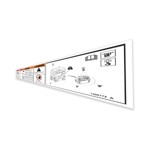 Genie Lift Part # 1306772GT - DECAL, 4 DECAL COMBO, EA