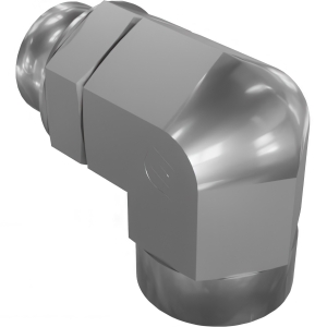 Genie Lift Part # 1296364GT - FITTING, ADAPTER, ELBOW, 90, ORB, SAE 16 TO SAE 20, EA