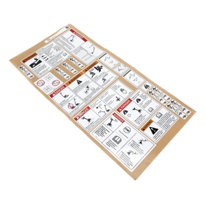 Genie Lift Part # 1304847GT - DECAL KIT, Z-45 BE,PLAT,WORD,ANSI & AUS, EA