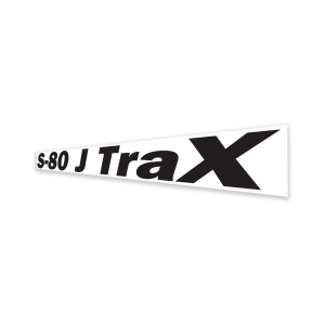 Genie Lift Part # 1306315GT - DECAL, COSMETIC, S-80 J TRAX, BLACK, EA