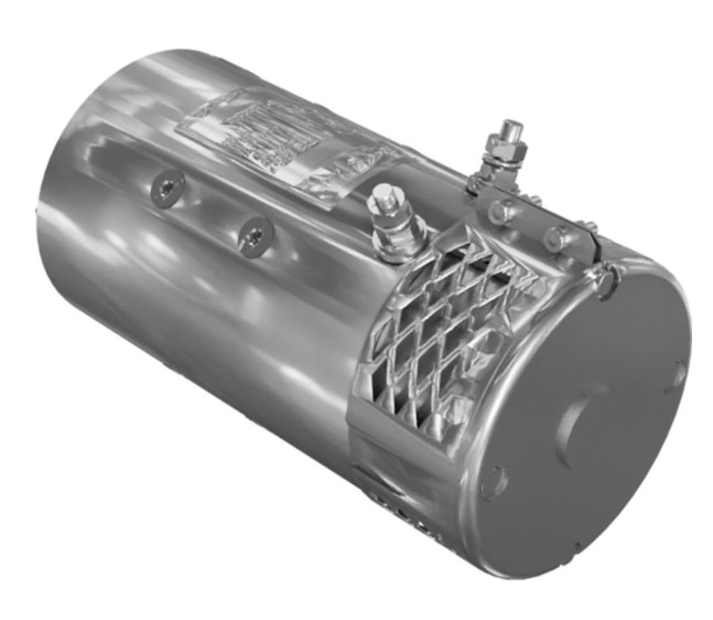 Genie Lift Part # 1300180GT - PUMP MOTOR, POWER UNIT, 24V, 125MM, LONG, EA