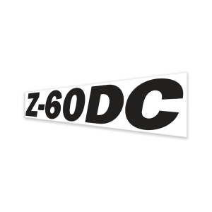 Genie Lift Part # 1305105GT - DECAL, COSMETIC, Z-60 DC,BLK, EA