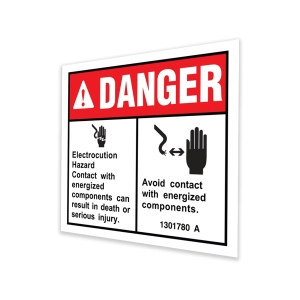 Genie Lift Part # 1301780GT - DECAL,DANGER,HIGH VOLTAGE, Z45FE, EA
