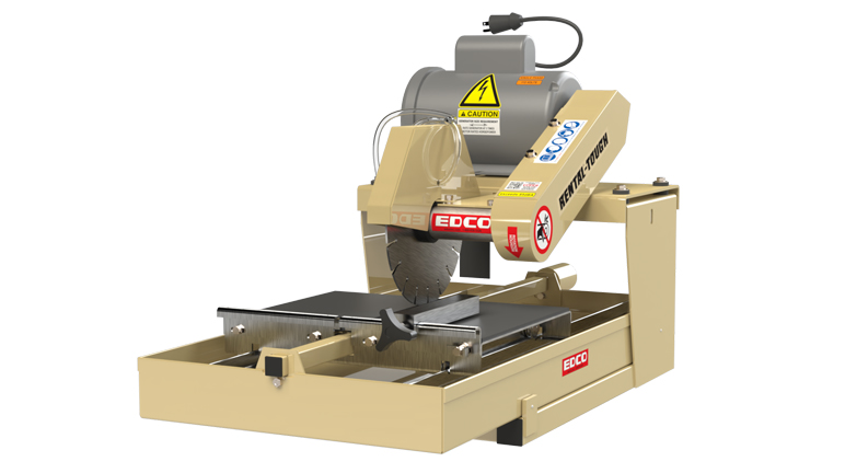 EDCO GMS-10 Hardscape Saw - 10" Blade, 1.5 HP Electric Engine, 115-230 V / 7-14 A, 1 Phase