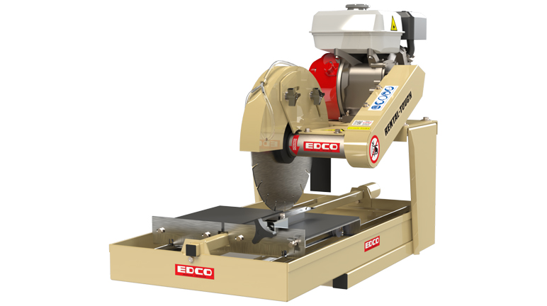 EDCO HSS-14 Hardscape Saw - 14" Blade, 5.5 HP Gas Engine