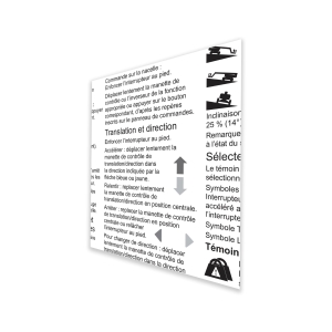 Genie Lift Part # 226518FRGT - DECAL,INST,OPER INST,Z80, EA