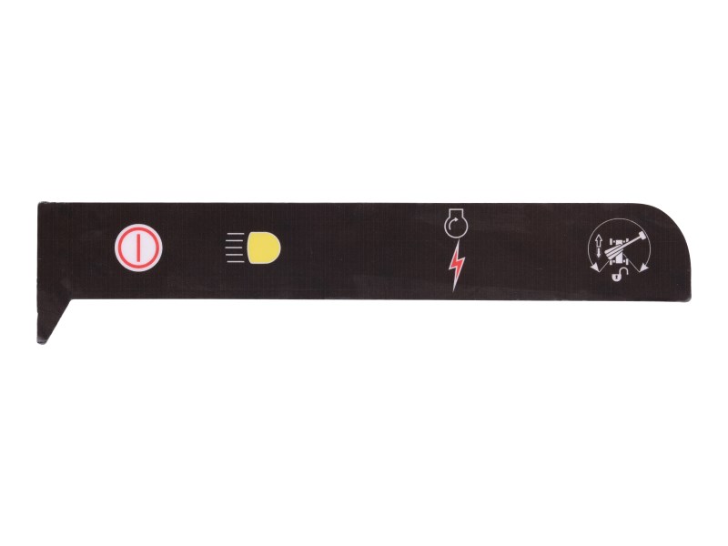 JLG Part # 1001244801 | DECAL,STOP & AUX POWER, EA