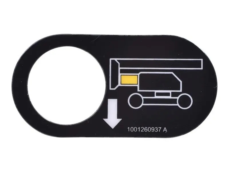 JLG Part # 1001260937 | DECAL,TOWER STOW, EA