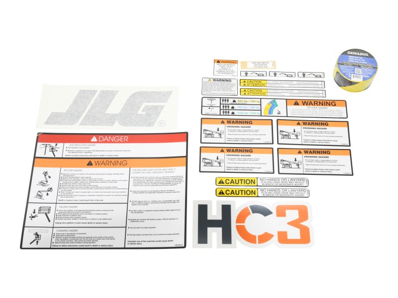 JLG Part # 1001270509 | KIT,PLATFORM DECAL, EA