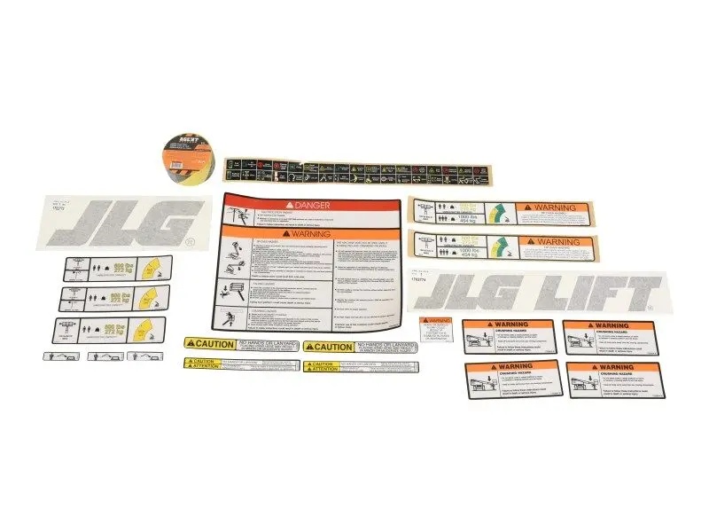 JLG Part # 1001272196 | KIT,400S PLATFORM DECAL, EA