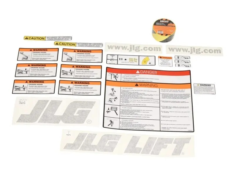 JLG Part # 1001272197 | KIT,450AJ PLATFORM DECAL, EA