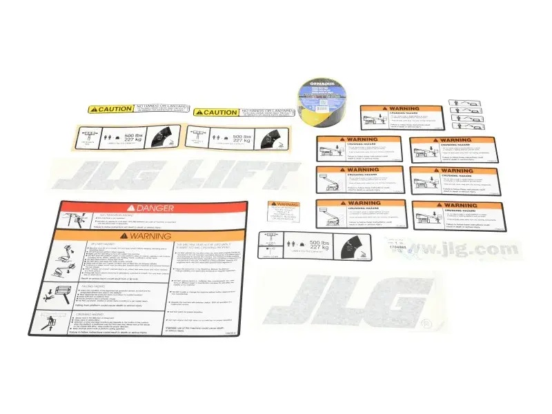 JLG Part # 1001272198 | KIT,600A/AJ PLATFORM DECAL, EA