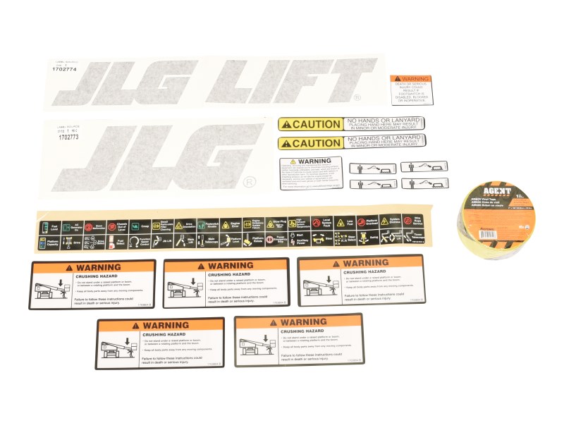 JLG Part # 1001272201 | KIT,800S/860SJ PLATFORM DECAL, EA