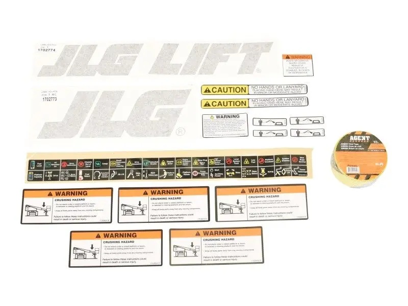 JLG Part # 1001272201 | KIT,800S/860SJ PLATFORM DECAL, EA