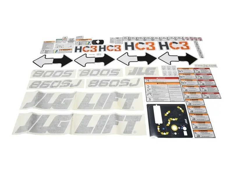 JLG Part # 1001273071 | KIT,MACHINE DECAL,HC3, EA