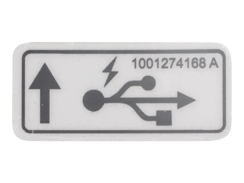 JLG Part # 1001274168 | DECAL,USB CHARGE, EA