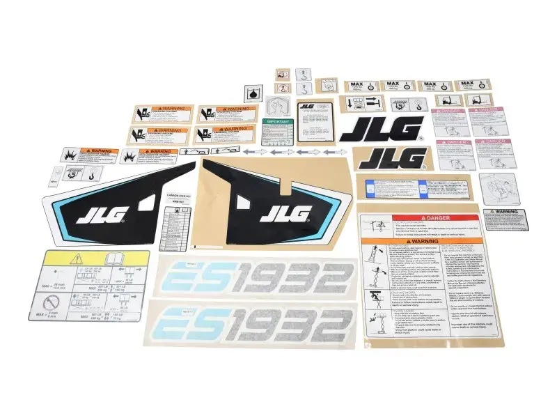 JLG Part # 1001274822 | KIT,ES1932 DECAL, EA - subs to 1001315028