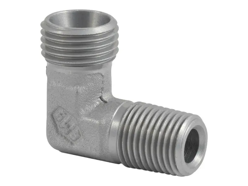 JLG Part # 1001278500 | ADAPTER-MECH,90 S ORFS/ORB, EA