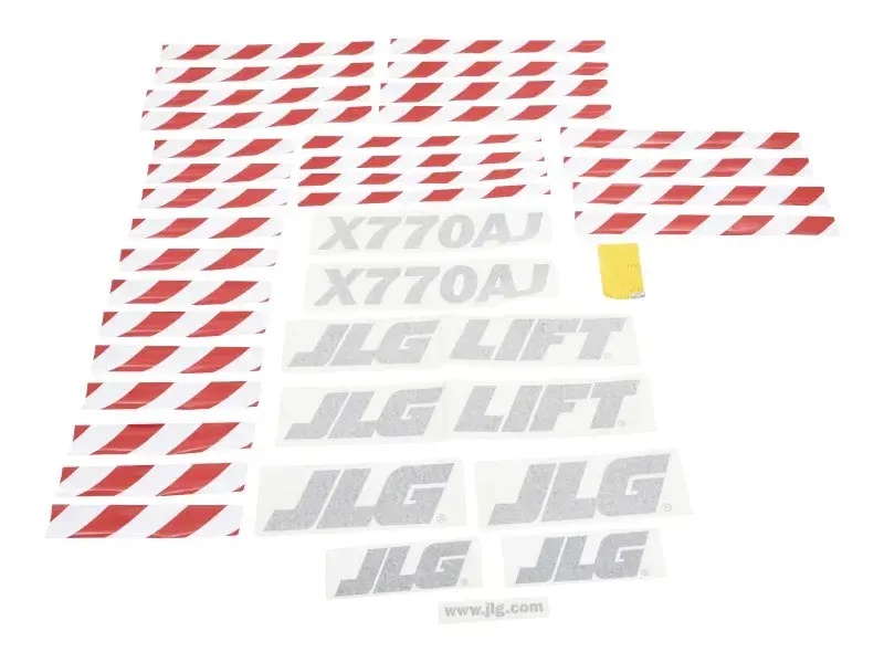 JLG Part # 17633700 | DECAL,BRANDING KIT X770AJ, EA