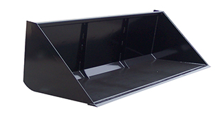 Haugen MDBT 60 - Quick Attach Standard Capacity Bucket, 60'' wide, .9 cu.yd.