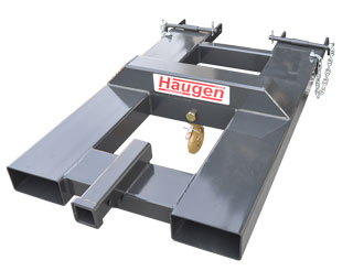 Haugen MFSH-10TS - 5 Ton Swivel Hook with a 2" Receiver Hitch for Telehandler