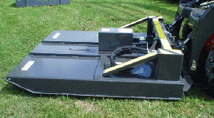 Haugen HBME 60 - 60" Width Brush Mower  for Skid Steer, 2 Blades