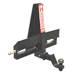 Haugen HBA-3PT- Ball Hitch Adaptor Cat 0 & 1 Description, 3 Point Mounted Trailer Spotter for Skid Steer