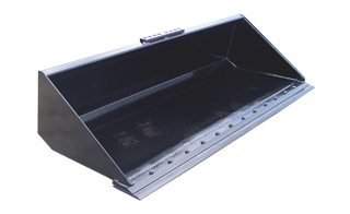 Haugen MHDB 60 - 20.5" Bucket Height, 34"Inside Depth, 60"Bucket Width Dirt Bucket for Skid Steer