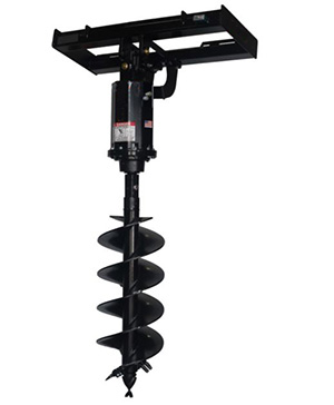 Haugen AD-30015 - 2 9/16" Round Shaft Size, HAD-18, Skid-Steer Heavy Duty Planetary Auger Drives