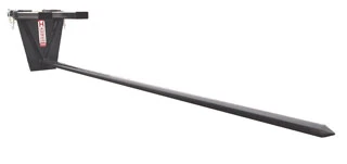 Haugen MUCP 120-30 - 10'6" Fork Mounted Carpet Pole “Low Rider” for Forklifts