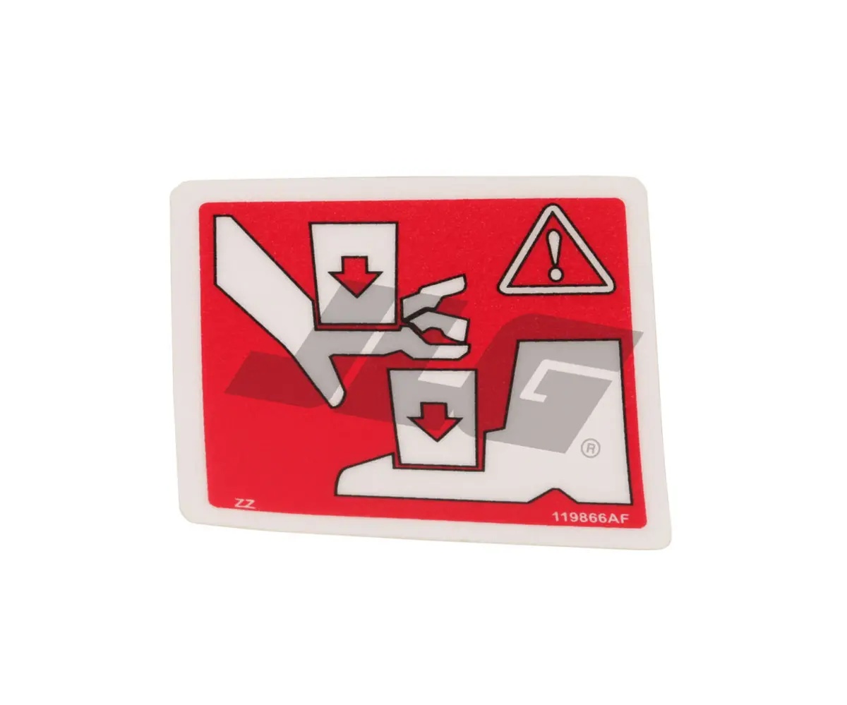JLG Part # IP-70445 | DECAL PINCH HAZARD, EA