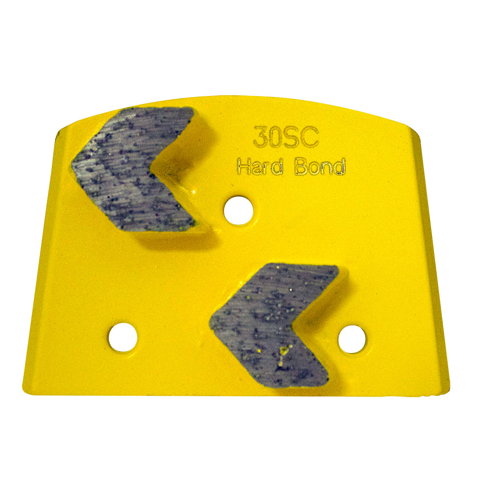 EDCO E QCAR-SC-0030-L- Magna-Trap® Dyma-Arrows ( soft concrete 3 Pack) Left Hand (Yellow)