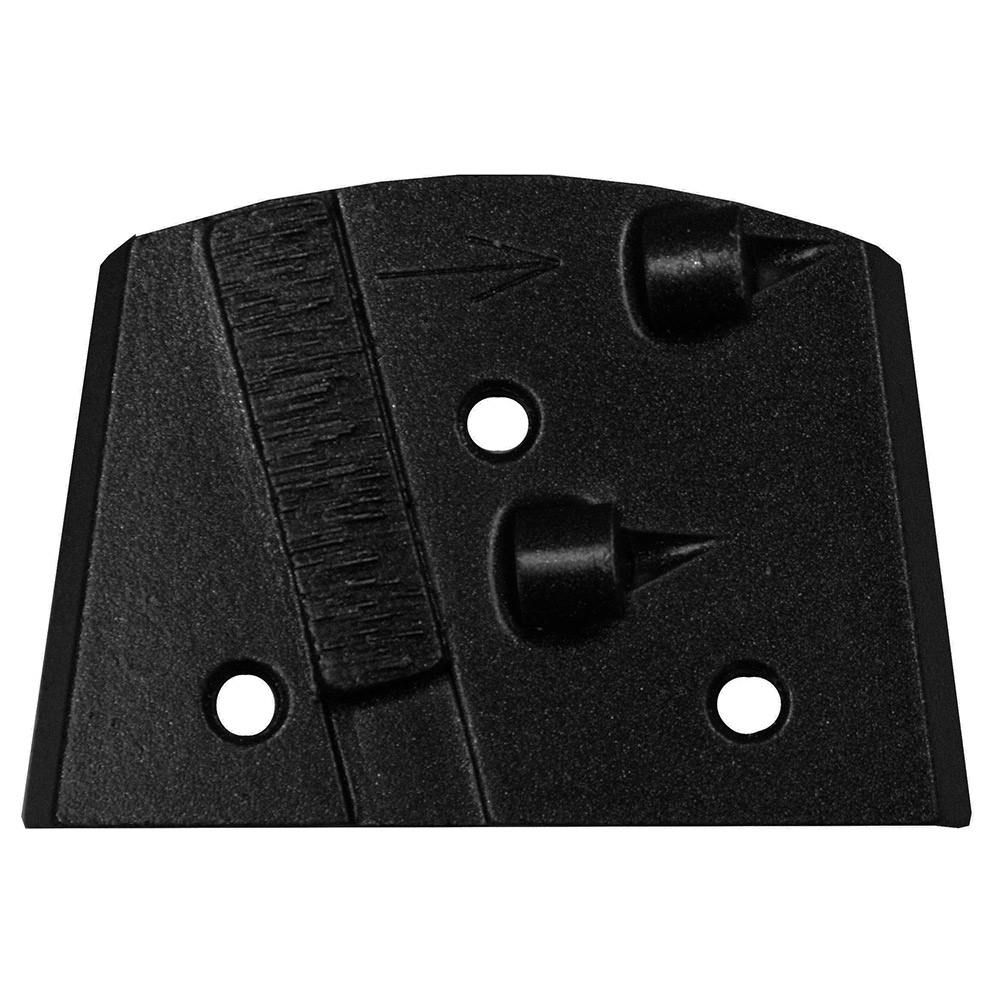 EDCO E QC-PCD1-B - Magna-Trap® Dyma-PCD w/Backing Segment RH (Black) (Dual-Disc Grinders Only) Pack of 3