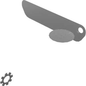 Genie Lift Part # 1312600GT - WASHER, STAR, EXTERNAL, 0.3125, EA